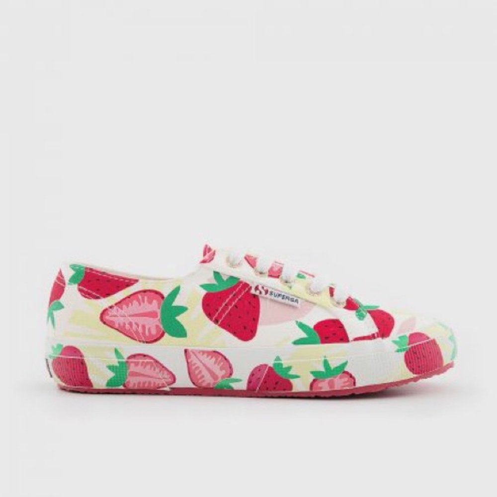SUPERGA STRAWBERRY SNEAKERS